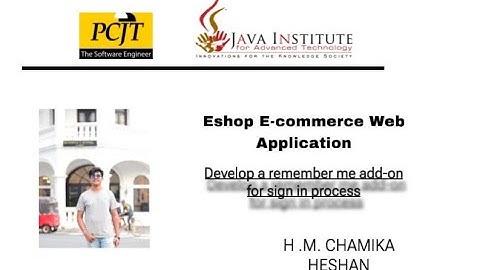 Web Project Task 03 | 1st Year | web programming| Java Institute | H M CHAMIKA HESHAN