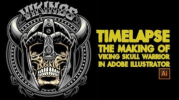Timelapse the making of viking skull warrior