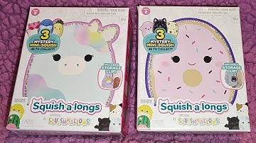 Squishmallows Squish-a-longs Series 2 Clips ASMR Unboxing