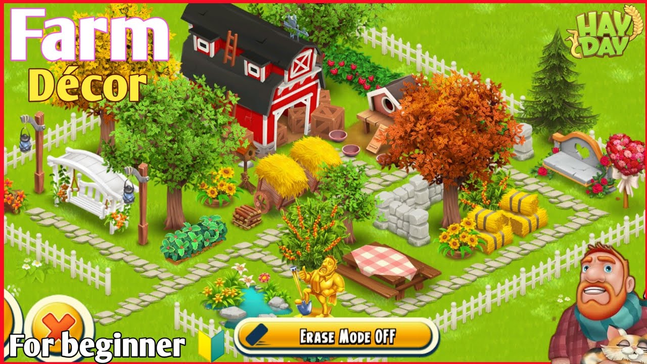 Hay Day Farm Décor Level 25 - Youtube