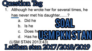 Soal usm pkn stan - question tag 2019 ...