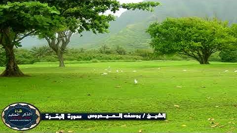 تلاوة رائعة للقارئ يوسف العيدروس لسورة البقرة  تريح القلب