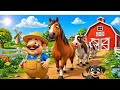 Old MacDonald Had a Farm | toddlers learning videos | english rhymes for babies | Animals song