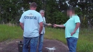 KEN HERON  Confrontation over my DRONE