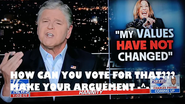 Kamala Harris: "My Values Have Not Changed!" How Can You Vote for That?