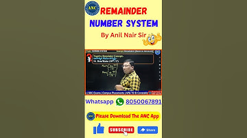 Number System | ‎@AnilNairClasses  | #mathstricks #math #cat2024 #competitiveexams #factors