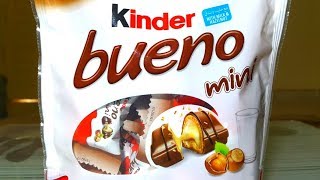 السعرات الحرارية في كيندر بوينو ميني شوكولاتة بالحليب و البندق