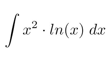 Integral of (x^2)*ln(x) (by parts)