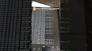 2024 Bitcoin SOLO Mining on Android device@kitamoko1042 screenshot 5