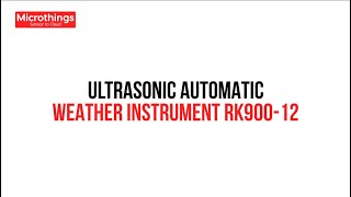 Ultrasonic Automatic Weather Instrument