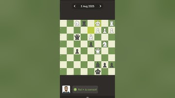 Black Wins with a Brilliant Move! ♟️ Can You Spot It?#chess #chesspuzzle #checkmate #chessshorts