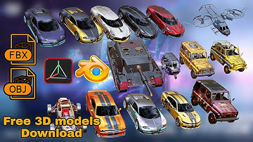 vehicle pubg 3d models pack prisma3d Blender fbx obj free download