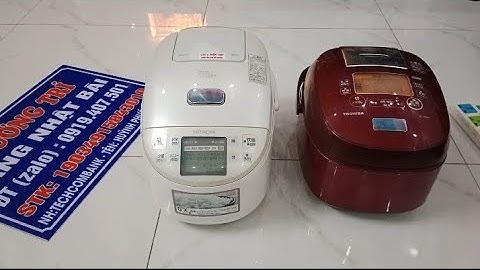 SALE mạnh 2 nồi cơm điện nội địa Nhật, hiệu HITACHI & TOSHIBA hút chân không, Zin 100% LH 0919407501