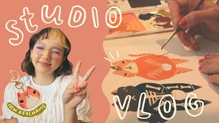 september art things / small artist vlog