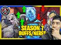 Overwatch 2 Season 7 All Hero Changes Buffs And Nerfs Reaction / Thoughts