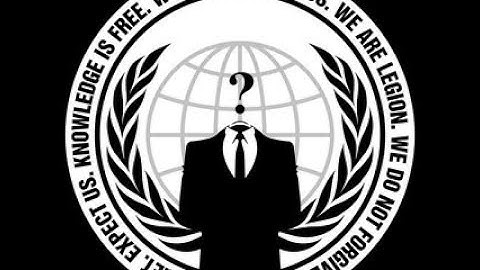 Anonymous stand up, we are sad and mad