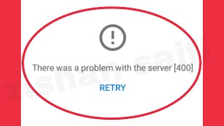 YouTube Fix There was a problem with the server [400] Error problem Solve 2022 screenshot 4