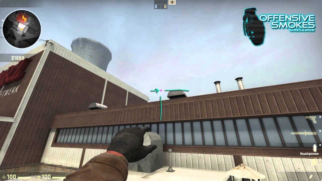 de_nuke - Smoke - Crows / Catwalk | Offensive-Smokes.com