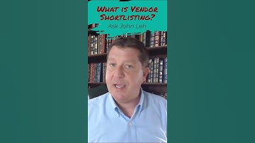 What is Vendor Shortlisting? Ask John Leh! Learn more at TalentedLearning.com #shorts