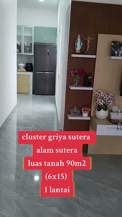 rumah chantik 1 lantai cluster griya sutera alam sutera lt 90m2 #griyasuteraalamsutera #alamsutera