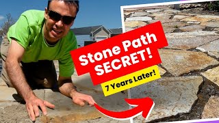 Stone Path Durability Test After 7 Years!