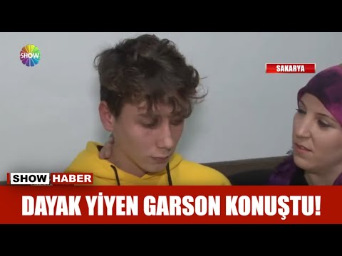 Dayak yiyen garson konuştu!