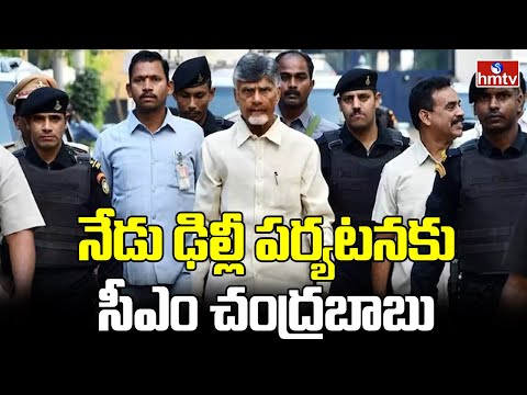 CM Chandrababu : నేడు ఢిల్లీ పర్యటనకు సీఎం చంద్రబాబు | hmtv - HMTVNEWS