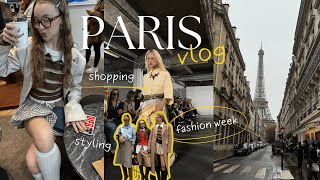 Paris Vlog Fashion Week, My First Styling For A Runway Show, Ganni Show, Balenciaga Exhibition