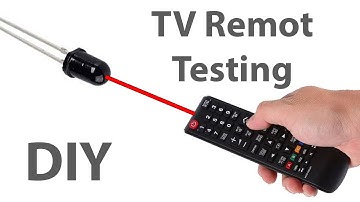 how to make tv remote control tester  | Four ways to test a TV remote  control | DIY project