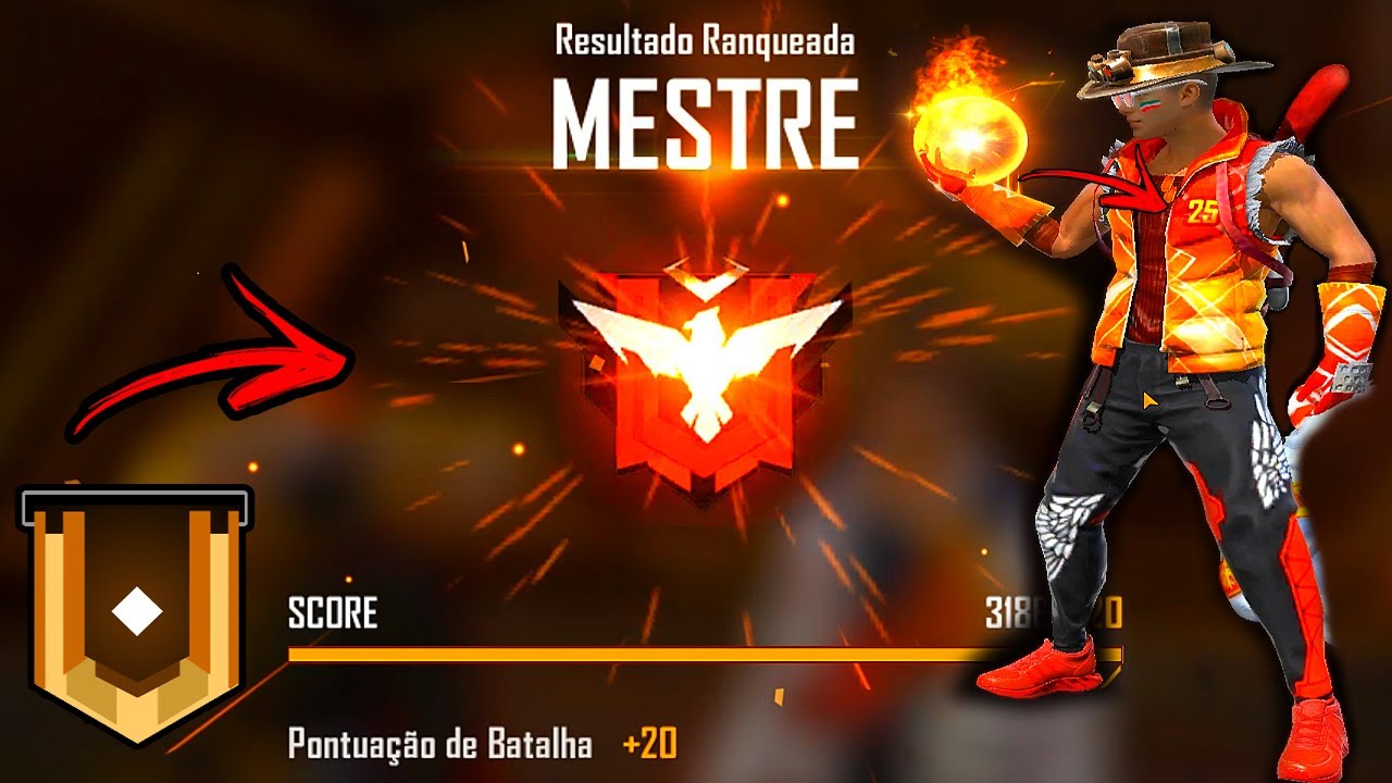 UM DUO MESTRE JOGANDO RANQUEADA (TEMPORADA 8) - FREE FIRE 