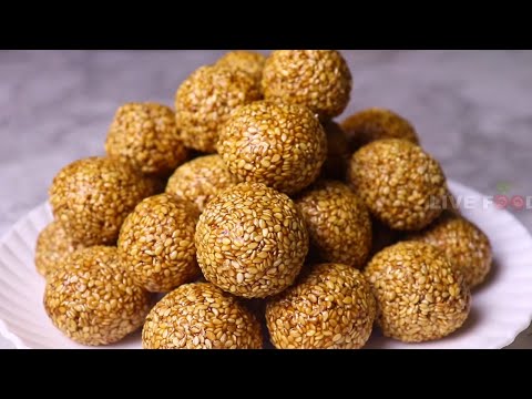 Nuvvula laddu in Telugu - ఇంట్లోనే నువ్వుల లడ్డు -Tasty Sesame Laddu Recipe - Live Food Telugu