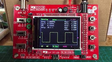 DSO138  Oscilloscope  - Part 2 (1KHz 3 3V test signal)