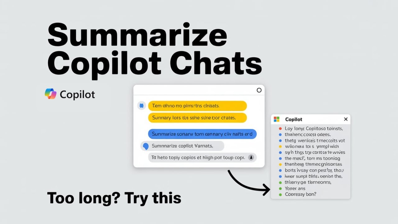 Summarize Any Microsoft Copilot Chat in Seconds | Easy Guide