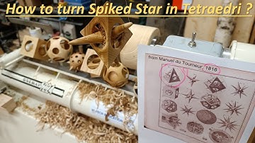 Woodturning - Woodturned Tetrahedron