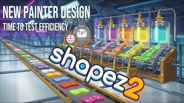 Shapez 2: Revolutionizing Painting - My Best Painter Design Yet! (Ep 14)