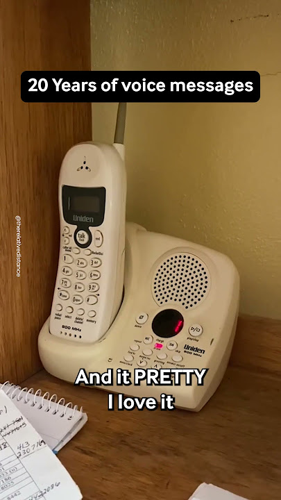 This Voicemail Holds Over 20 Years Of Memories! 📞