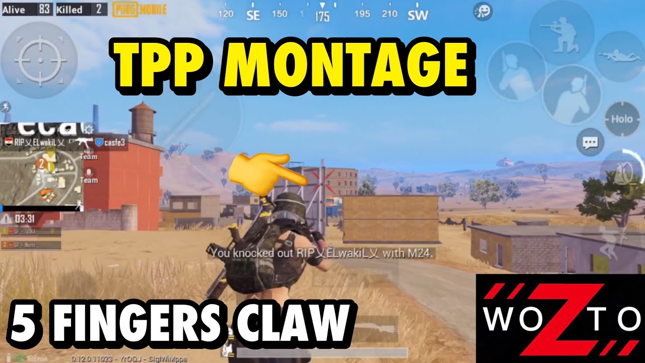 WOZTO vs SQUADS | TPP Montage | PUBG Mobile Wozto - 