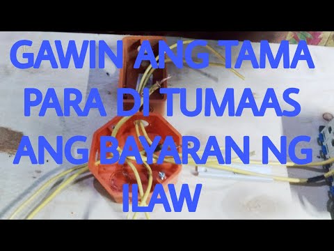 Paano ang tamang paraan ng pag wiring/How make wiring proper way