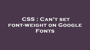 CSS : Can