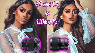 Fuji GFX 80mm 1.7 VS 110mm F2 🤯 Which LENS should you buy for PORTRAITS?? Comparison on GFX 50SII