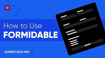 How to Use Formidable Forms Widget by Elementor in Element Pack