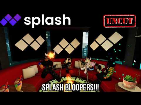 𝐒𝐏𝐋𝐀𝐒𝐇 🎬 | Uncut Bloopers with LunaC & Crew on Roblox 😁