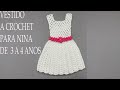 COMO TEJER VESTIDO PARA NIÑA 🧶👗