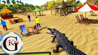 Hungry Crocodile Attack Simulator Game 3D For Killing Human To Play in Android screenshot 2