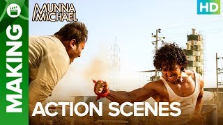 Munna Michael Action Scenes (Making) | Tiger Shroff \& Nidhhi Agerwal