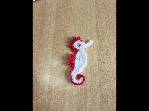 Tuto hippocampe au crochet