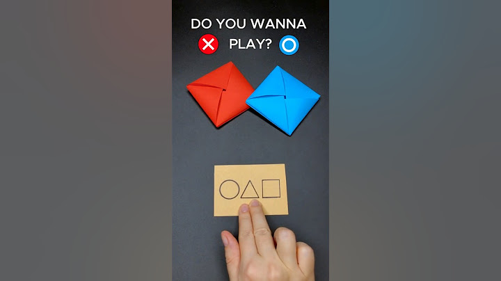 DIY Origami Ddakji 🟦🟥 Flip Card from Squid Game 2 | How to Fold DDAKJI | Korean Paper Toy