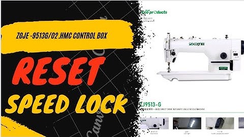 zoje 9513 , speed lock and reset , HMC control box