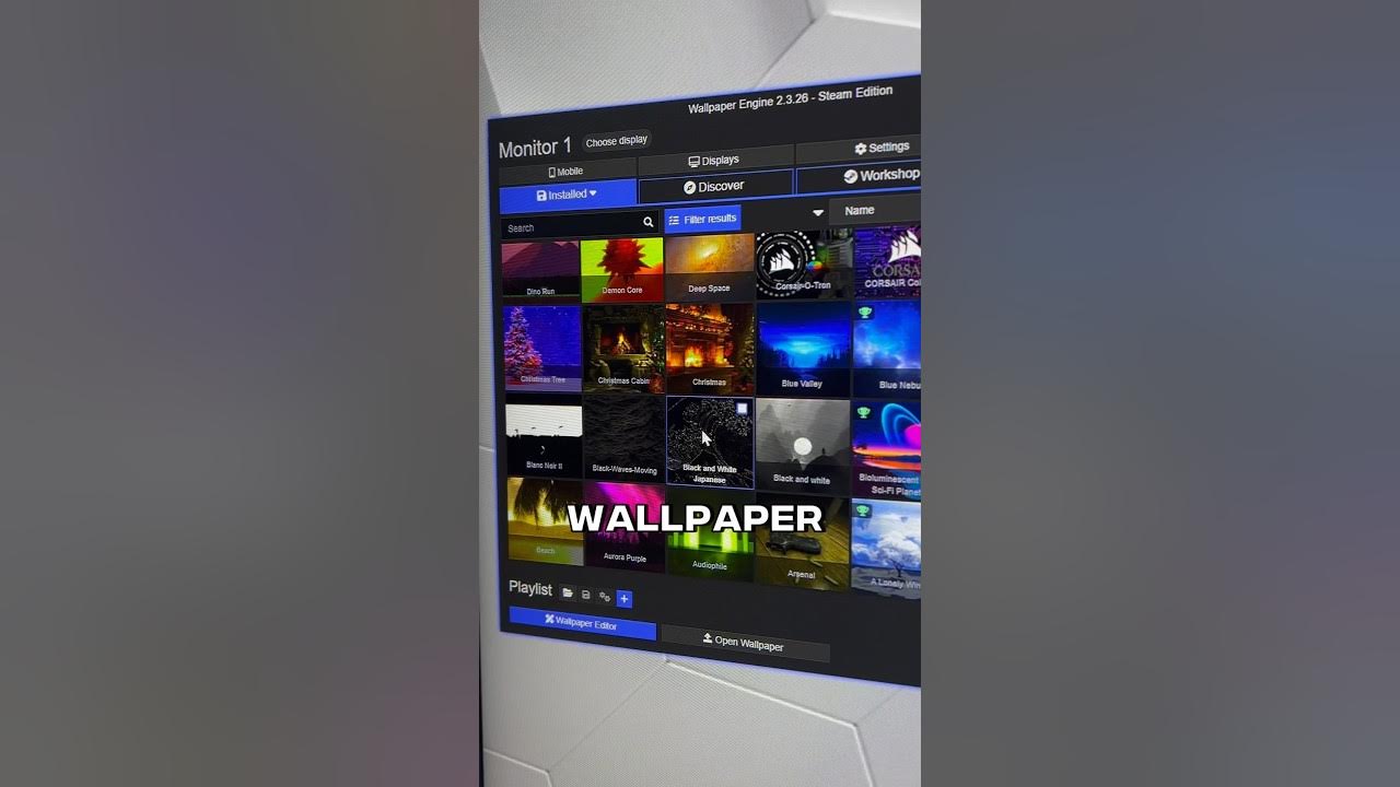 How to get a cleaner desktop 😮‍💨 pc pctips tech wallpaperengine 