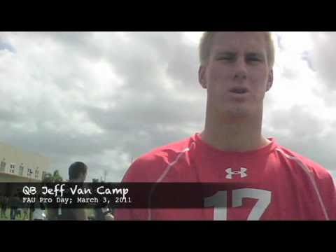 Jeff Van Camp Interview at FAU Pro Day [Mar. 3, 20...